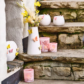 Hectarul - Suport decorativ pentru ghiveci, ceramic, alb, Ø11 x 9 cm Butterflies Cosy&Trendy